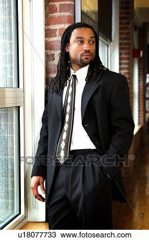 Stock Image - African American businessman. Fotosearch