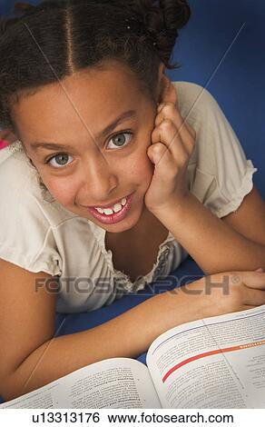 African American girl doing homework View Large Photo Image Stock Photograph - African American girl doing homework. Fotosearch