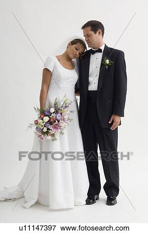 Bride and groom portrait View Large Photo Image Stock Photo - Bride and groom portrait. Fotosearch