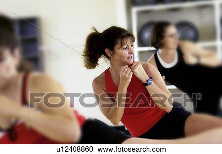 Stock Image - Aerobics class. Fotosearch