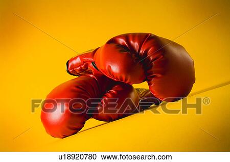 Stock Image - Boxing gloves. Fotosearch