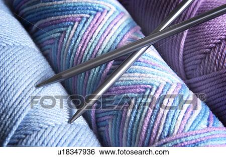 Knitting supplies View Large Photo Image Stock Photograph - Knitting supplies. Fotosearch