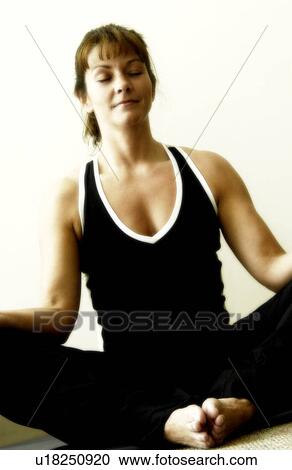 Stock Image - Meditation. Fotosearch