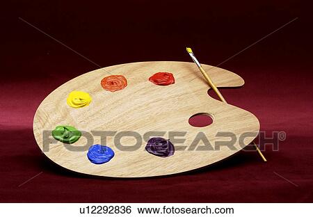 Stock Photograph - Painting palette. Fotosearch