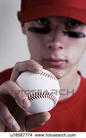 Picture - Young baseball player. Fotosearch