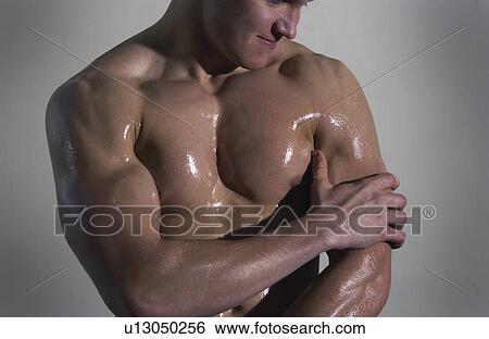 Stock Photograph - Muscular man. Fotosearch