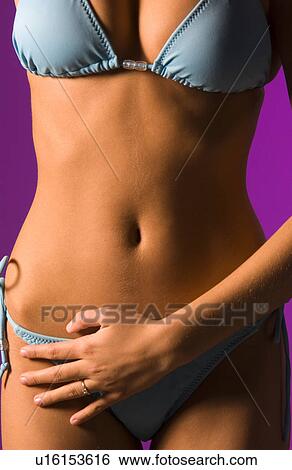 Stock Photograph - Woman in bikini. Fotosearch