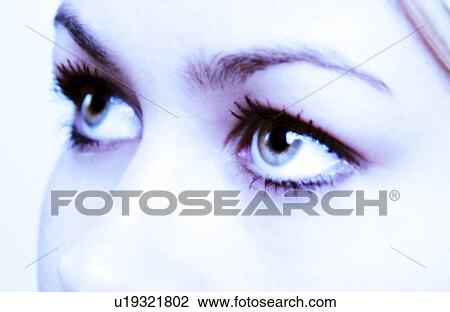 Stock Image - Woman's face. Fotosearch