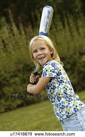 Girl playing ball View Large Photo Image Stock Photo - Girl playing ball. Fotosearch