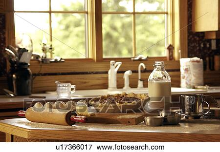 Kitchen View Large Photo Image Stock Photo - Kitchen. Fotosearch