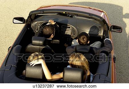 Top view of convertible View Large Photo Image Stock Photo - Top view of convertible. Fotosearch