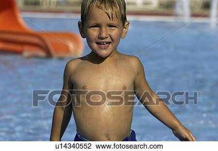 Boy at water park View Large Photo Image Stock Image - Boy at water park. Fotosearch