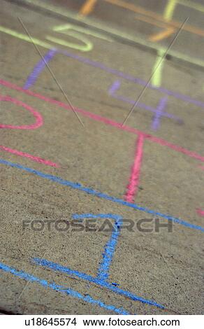 Picture - Hopscotch. Fotosearch