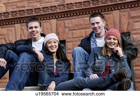 Picture - Group of young adults. Fotosearch