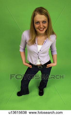 Teen girl portrait View Large Photo Image Stock Photo - Teen girl portrait. Fotosearch