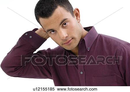 Stock Photography - Young man portrait. Fotosearch