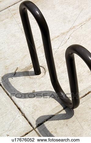 Stock Image - Bike rack. Fotosearch