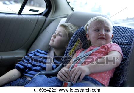Children in backseat View Large Photo Image Stock Photography - Children in backseat. Fotosearch