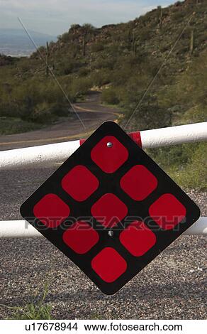 Picture - Road block. Fotosearch