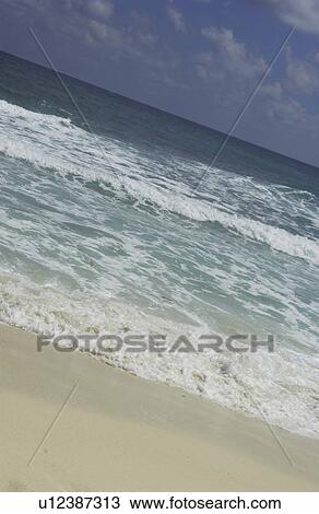 Ocean waves coming ashore View Large Photo Image Stock Image - Ocean waves coming ashore. Fotosearch
