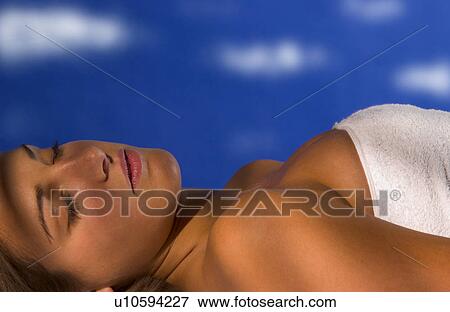 Woman at spa View Large Photo Image Stock Photo - Woman at spa. Fotosearch