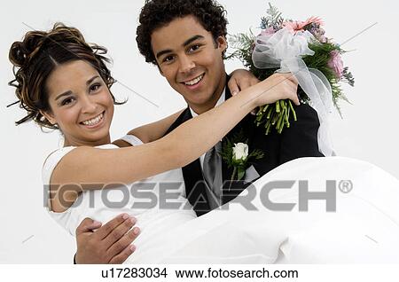 Picture - Bride and Groom. Fotosearch