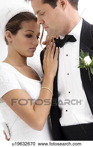 Bride and groom portrait View Large Photo Image Stock Image - Bride and groom portrait. Fotosearch