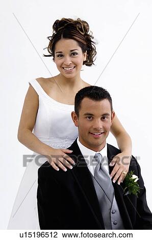 Stock Image - Bride and Groom. Fotosearch