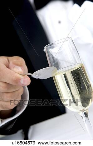 Stock Photo - Champagne glass. Fotosearch