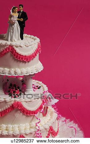 Wedding cake View Large Photo Image Stock Photo - Wedding cake. Fotosearch
