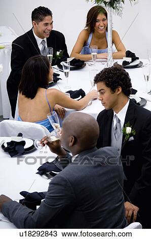 Stock Image - Wedding reception. Fotosearch