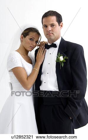 Bride and groom portrait View Large Photo Image Stock Image - Bride and groom portrait. Fotosearch