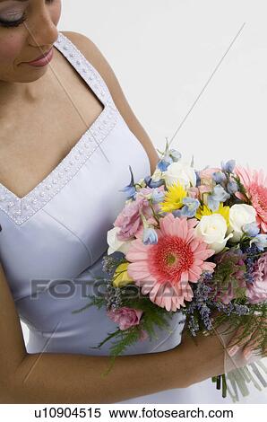 Bride with bouquet View Large Photo Image Stock Photography - Bride with bouquet. Fotosearch