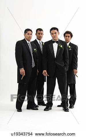 Groom with wedding party View Large Photo Image Picture - Groom with wedding party. Fotosearch