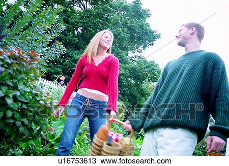 Stock Image - Lateral, Shape, Western Women, Persons, Western Woman, Women, Woman. Fotosearch