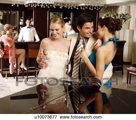 Group of people celebrating View Large Photo Image Stock Photo - Group of people celebrating . Fotosearch