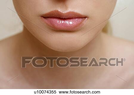 Beauty shot of woman's lips View Large Photo Image Stock Photography - Beauty shot of woman's lips. Fotosearch