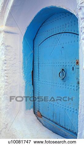 Stock Photo - Blue doorway. Fotosearch