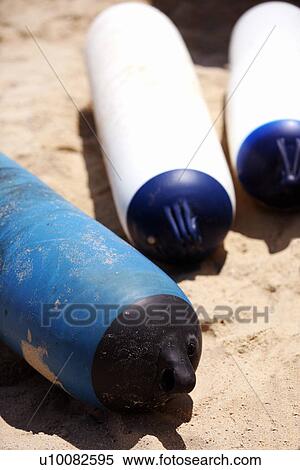 Buoys for boat on beach View Large Photo Image Stock Photography - Buoys for boat on beach. Fotosearch