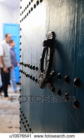 Stock Image - View to street from open doorway. Fotosearch