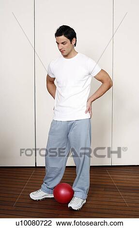 Man waiting for the Tae Bo class View Large Photo Image Stock Image - Man waiting for the Tae Bo class. Fotosearch