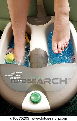 Stock Image - Pedicure. Fotosearch