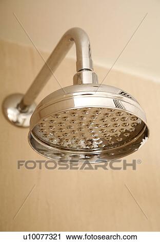 Stock Image - Rain showerhead. Fotosearch