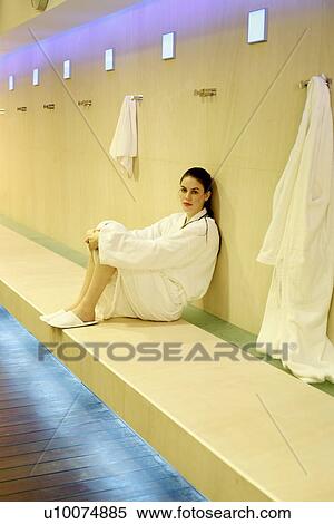Young woman relaxing at a spa View Large Photo Image Stock Photography - Young woman relaxing at a spa. Fotosearch