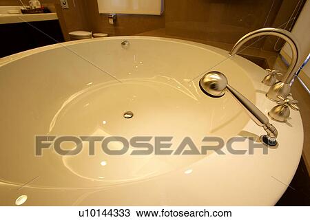 Stock Image - Interior-Living Space 2, Bathroom, Bathrooms, Still Life. Fotosearch
