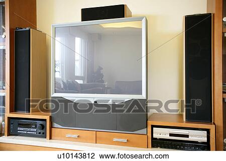 Stock Image - Interior-Living Space 2, Living room, Living rooms, Still Life. Fotosearch