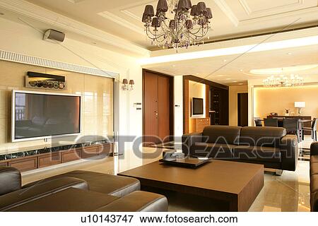 Interior-Living Space 2, Living room, Living rooms, Furniture View Large Photo Image Stock Photo - Interior-Living Space 2, Living room, Living rooms, Furniture. Fotosearch