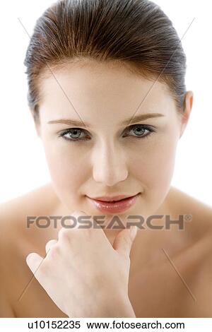 Stock Photography - Beauty Treatment, One Person, Young Adult, Adults Only. Fotosearch