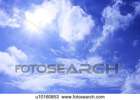 Stock Image - Outdoors, Day, Blue. Fotosearch