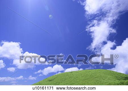 Stock Image - Outdoors, Day, Blue. Fotosearch